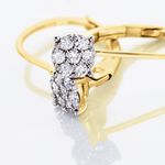 Boucles D'oreilles Pendantes Or Jaune Jonelle Diamants - Boucles d'oreilles pendantes Femme | Histoire d&rsquo;Or