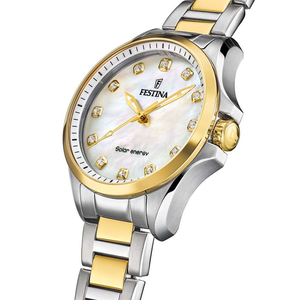 Montre Festina Solar Energy Nacre - Montres Femme | Histoire d’Or