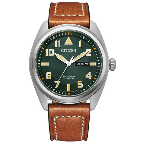 Montre Citizen Super Titanium 42 Vert - Montres  | Histoire d&rsquo;Or
