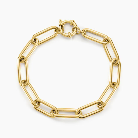 Bracelet Maille Urban Line Acier Doré - Bracelets chaîne Femme | Histoire d’Or