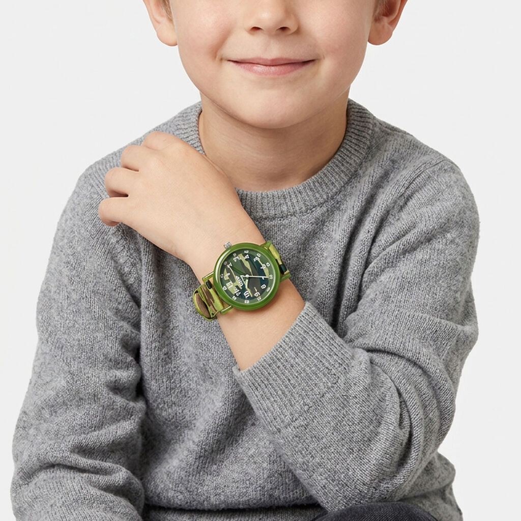 Montre Upp Tikky Army Vert - Montres Enfant | Histoire d&rsquo;Or