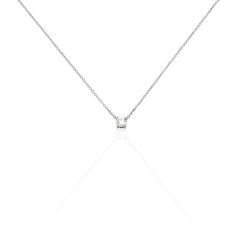 Collier Aphrodite Or Blanc Diamant - Colliers Femme | Histoire d’Or