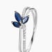 Bague Angie Or Blanc Saphir Diamant - Bagues avec pierre Femme | Histoire d’Or