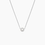 Collier Swanny Argent Blanc Oxyde De Zirconium - Colliers fantaisie Femme | Histoire d&rsquo;Or
