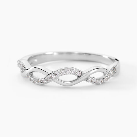 Bague Kassandra Argent Blanc Oxyde De Zirconium - Bagues avec pierre Femme | Histoire d’Or