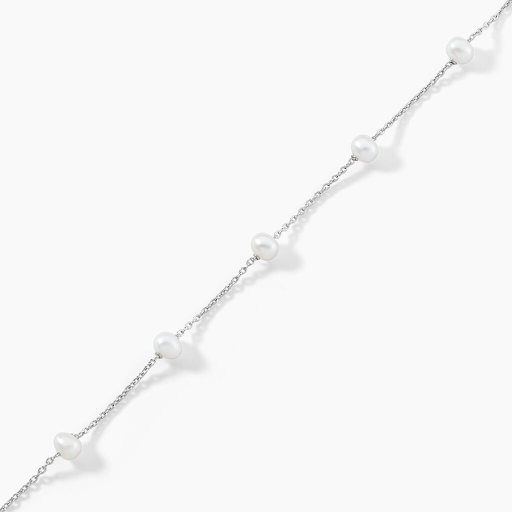Bracelet Perlita Argent Blanc Perle De Culture - Bracelets Femme | Histoire d&rsquo;Or