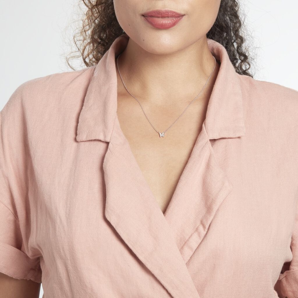 Collier Cadfan Argent Oxyde - Colliers fantaisie Femme | Histoire d’Or