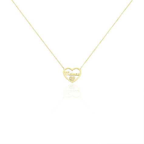 Collier Micarla Or Jaune Oxyde De Zirconium - Colliers Femme | Histoire d&rsquo;Or