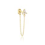 Boucle D'oreille Unitaire Edweena Or Jaune Oxyde De Zirconium - Ear cuffs Femme | Histoire d&rsquo;Or