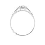 Bague Sandrine Or Blanc Diamant - Bagues avec pierre Femme | Histoire d&rsquo;Or