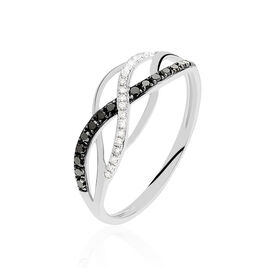 Bague Amara Or Blanc Diamant - Bagues avec pierre Femme | Histoire d’Or