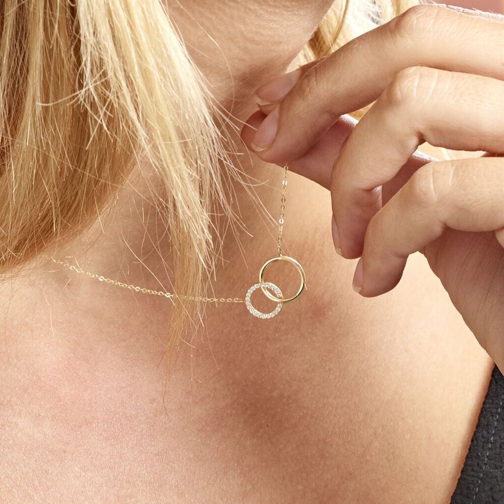 Collier Or Jaune Nesrine Oxydes - Colliers Femme | Histoire d’Or