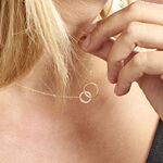 Collier Or Jaune Nesrine Oxydes - Colliers Femme | Histoire d&rsquo;Or