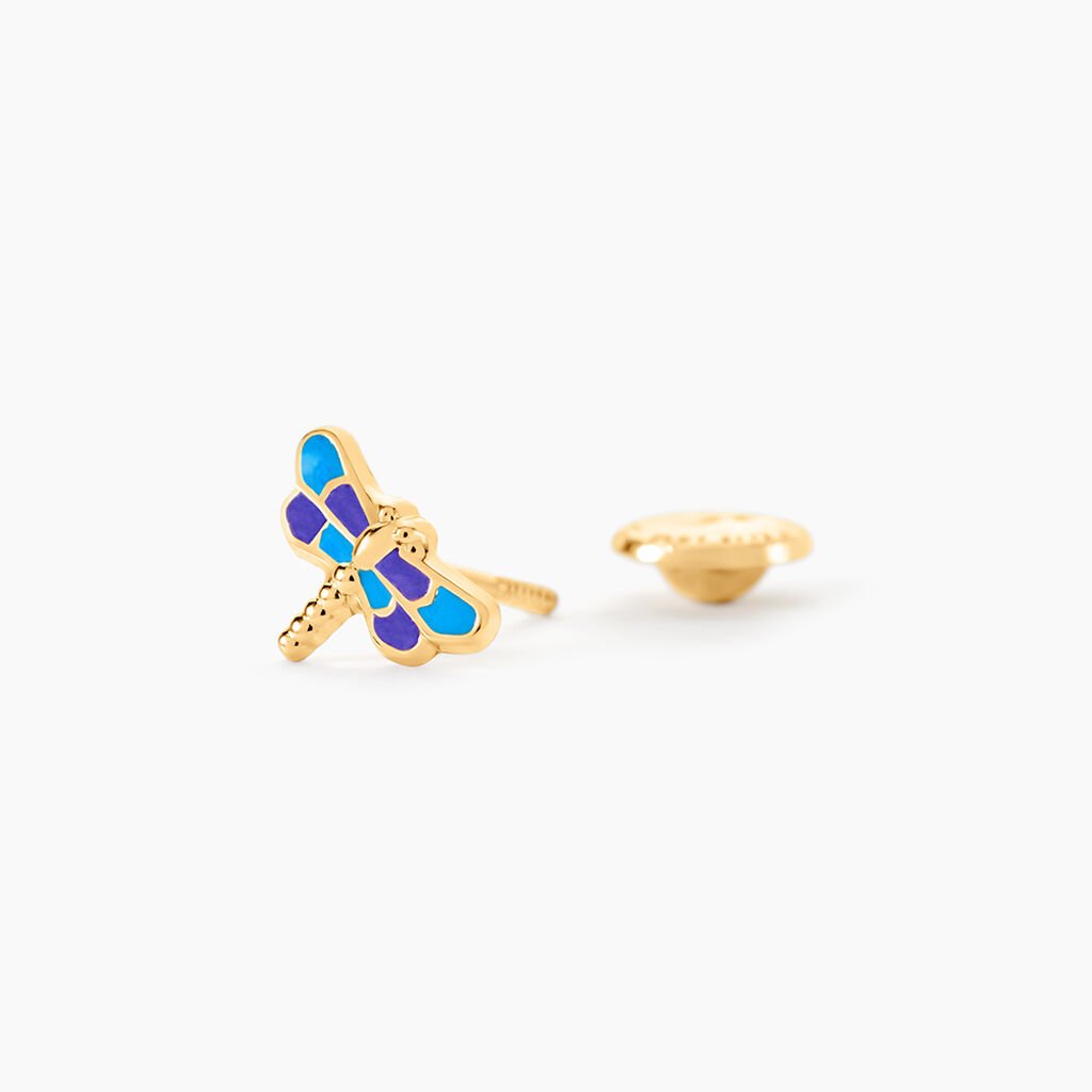 Boucles D'oreilles Puces Nomusa Or Jaune - Nouveautés Enfant | Histoire d’Or