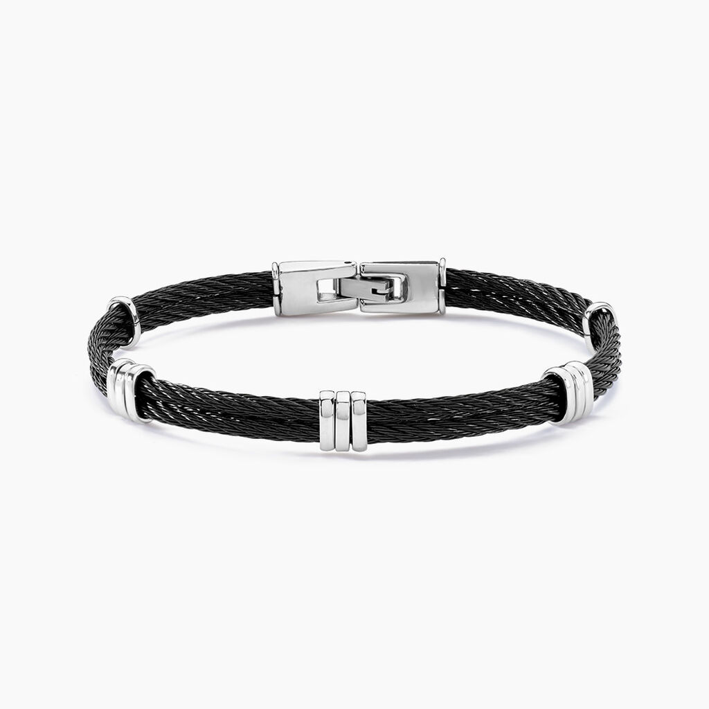 Bracelet Thomas Acier Blanc - Bracelets Homme | Histoire d&rsquo;Or