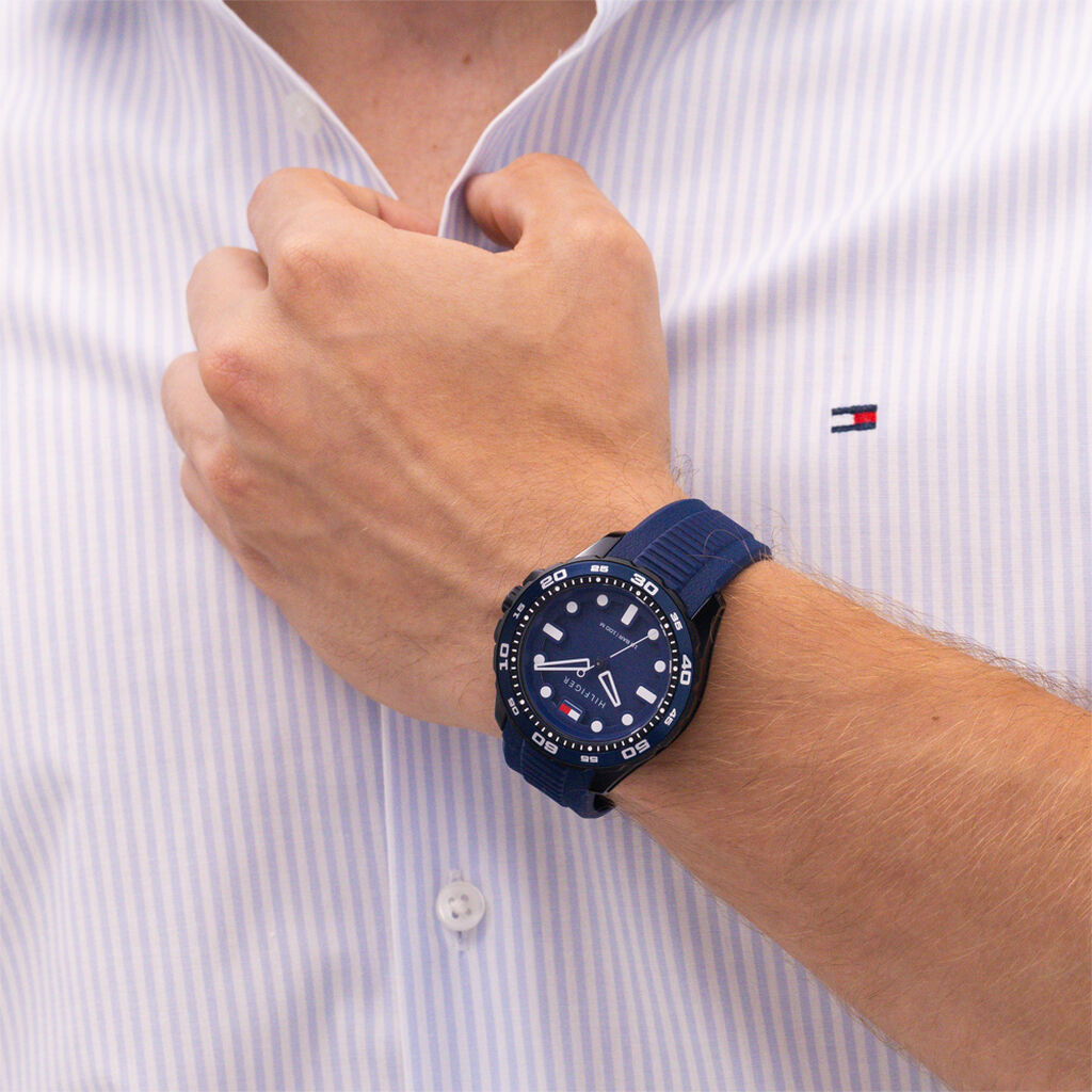 Montre Tommy Hilfiger Th-Regatta Bleu - Montres Homme | Histoire d&rsquo;Or