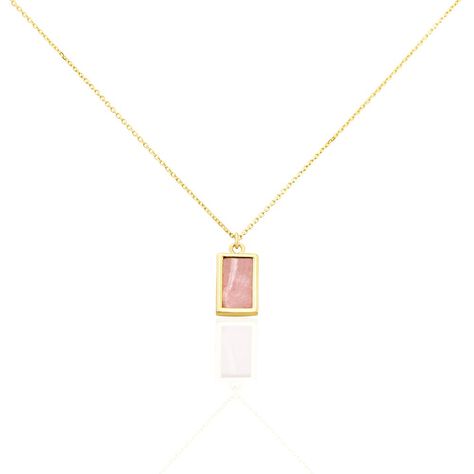 Collier Hallie Or Jaune Rhodochrosite - Colliers Femme | Histoire d’Or