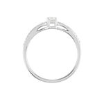 Bague Solitaire Katalina Or Blanc Diamant - Bagues solitaires Femme | Histoire d&rsquo;Or