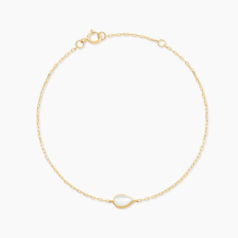 Bracelet Ond&eacute;e Or Jaune Nacre - Bracelets Femme | Histoire d&rsquo;Or