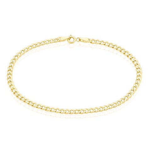 Bracelet Iris Or Jaune Maille Gourmette - Bracelets chaîne Femme | Histoire d’Or