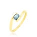 Bague Camilia Or Jaune Aigue Marine - Bagues solitaires Femme | Histoire d’Or