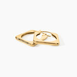 Cr&eacute;oles Beathag Argent Dor&eacute; A L'Or 750/1000 - Boucles d'oreilles cr&eacute;oles Femme | Histoire d&rsquo;Or