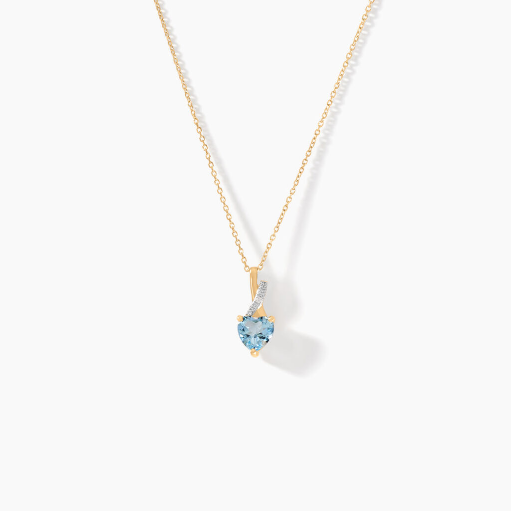 Collier Clothilde Or Jaune Topaze Oxyde De Zirconium - Colliers Femme | Histoire d’Or