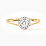 Bague Or Jaune Aspasia Diamants - Bagues solitaires Femme | Histoire d&rsquo;Or