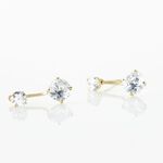 Bijoux D'oreilles Or Jaune Nerius Oxyde - Ear cuffs Femme | Histoire d&rsquo;Or