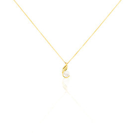 Collier Leta Or Jaune Perle De Culture Et Oxyde De Zirconium - Colliers Femme | Histoire d’Or