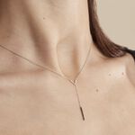 Collier Rachel Or Blanc Diamant - Colliers Femme | Histoire d&rsquo;Or