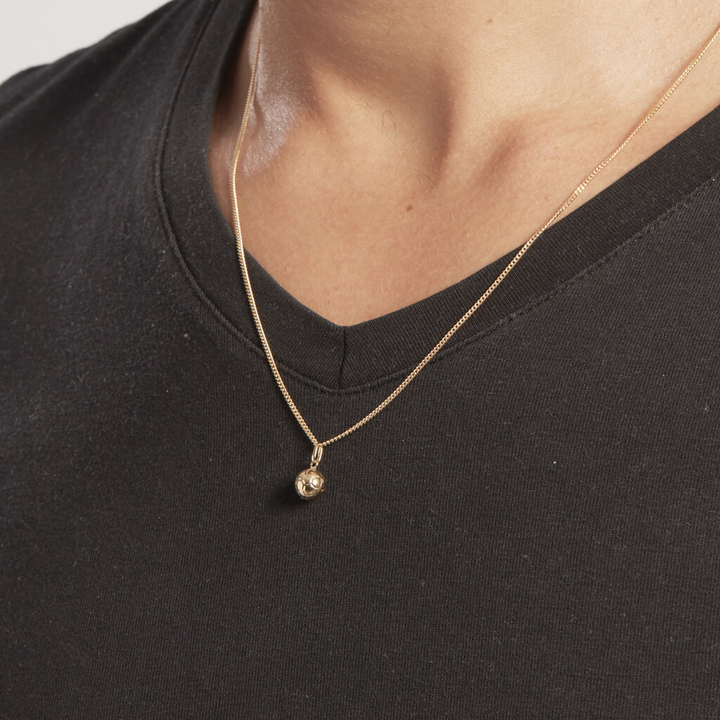 Pendentif Julius Sport Foot Or Jaune - Pendentifs Homme | Histoire d’Or