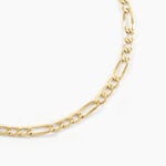 Cha&icirc;ne Cameo Maille Alternee 1/3 Or Jaune - Chaines Homme | Histoire d&rsquo;Or