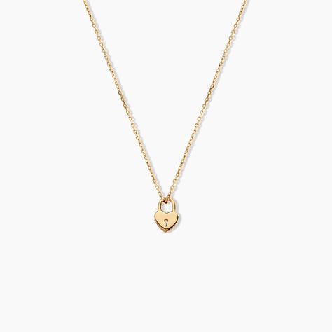 Collier Forever Plaqu&eacute; Or Jaune - Colliers Femme | Histoire d&rsquo;Or