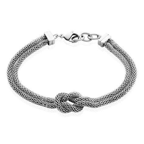 Bracelet Mahaca Acier Blanc - Bracelets Femme | Histoire d’Or