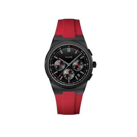 Montre Cluse Vigoureux Chrono Noir - Montres Homme | Histoire d’Or