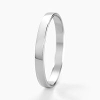 Alliance Julie Ruban Classique Or Blanc