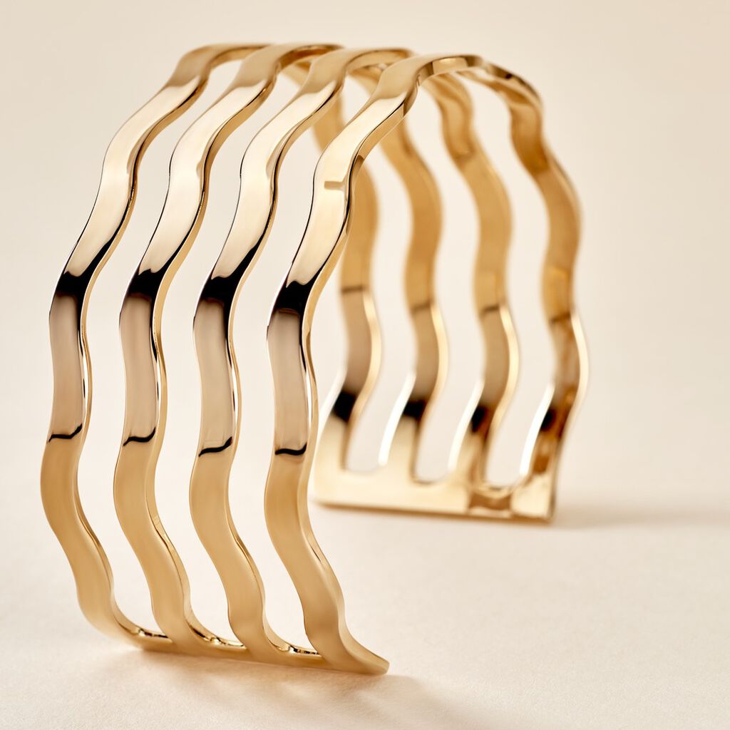 Bracelet Jonc Sidwellae Plaqué Or Jaune - Bracelets Femme | Histoire d’Or