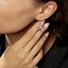 Boucles D'oreilles Pendantes Odile Argent Blanc Oxyde De Zirconium - Boucles d'oreilles fantaisie Femme | Histoire d’Or