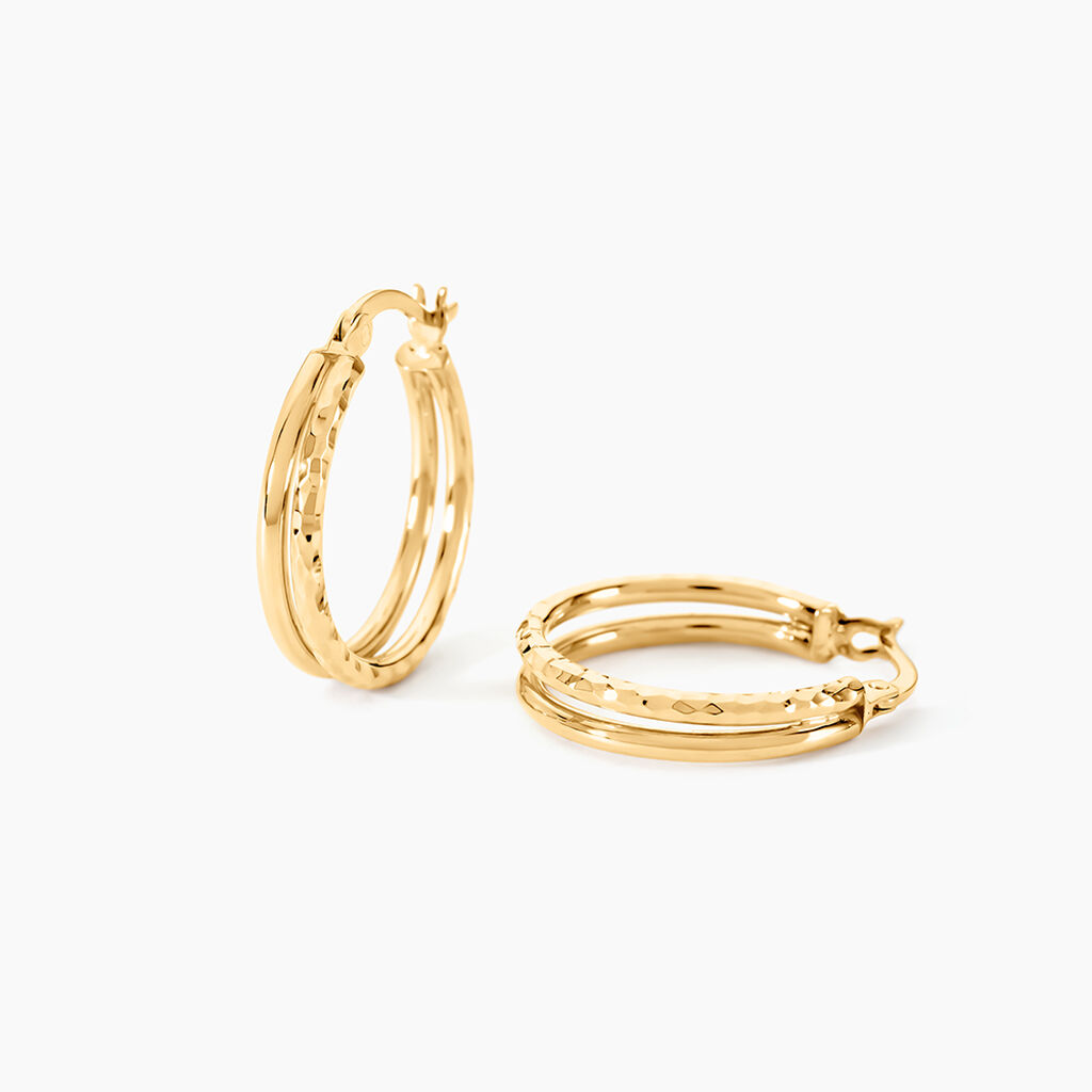 Créoles Spartacus Or Jaune - Boucles d'oreilles créoles Femme | Histoire d’Or