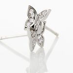 Boucles D'oreilles Puces Cadfan Argent Blanc Oxyde - Boucles d'oreilles fantaisie Femme | Histoire d&rsquo;Or