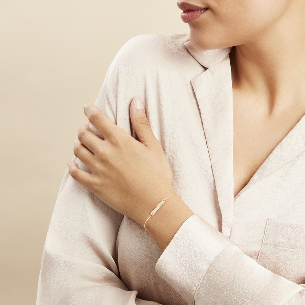 Bracelet Or Jaune Xaverianne Oxyde - Bracelets Femme | Histoire d’Or