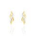 Boucles D'oreilles Puces Ester Or Jaune Diamant - Clous d'oreilles Femme | Histoire d’Or