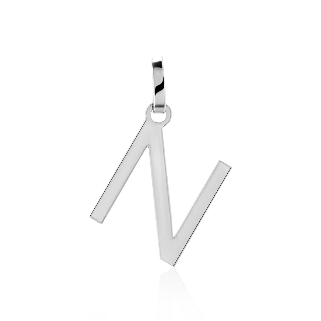 Pendentif Ionia Lettre Or Blanc