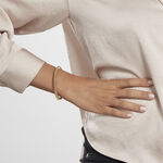 Bracelet Jonc Acier Dor&eacute; Sibil - Bracelets joncs Femme | Histoire d&rsquo;Or