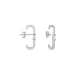 Boucles D'oreilles Puces Mabella Argent Blanc Oxyde De Zirconium - Boucles d'oreilles fantaisie Femme | Histoire d&rsquo;Or