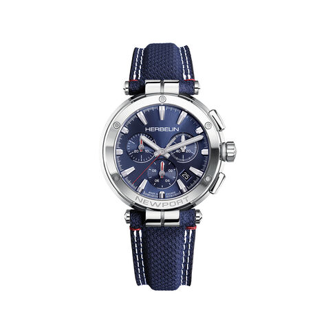 Montre Herbelin Newport Chrono Bleu - Montres Homme | Histoire d&rsquo;Or