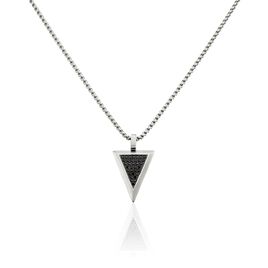 Collier Acier Blanc Stans Oxydes De Zirconium - Colliers fantaisie Homme | Histoire d’Or