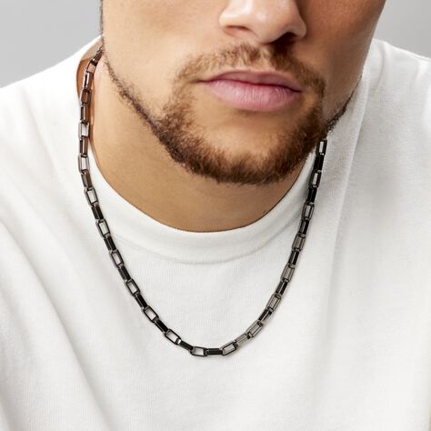 Collier Acier Gris Jarek - Colliers fantaisie Homme | Histoire d’Or