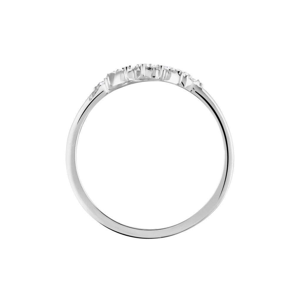 Bague Argent Blanc Carolus Oxydes De Zirconium - Bagues avec pierre Femme | Histoire d’Or